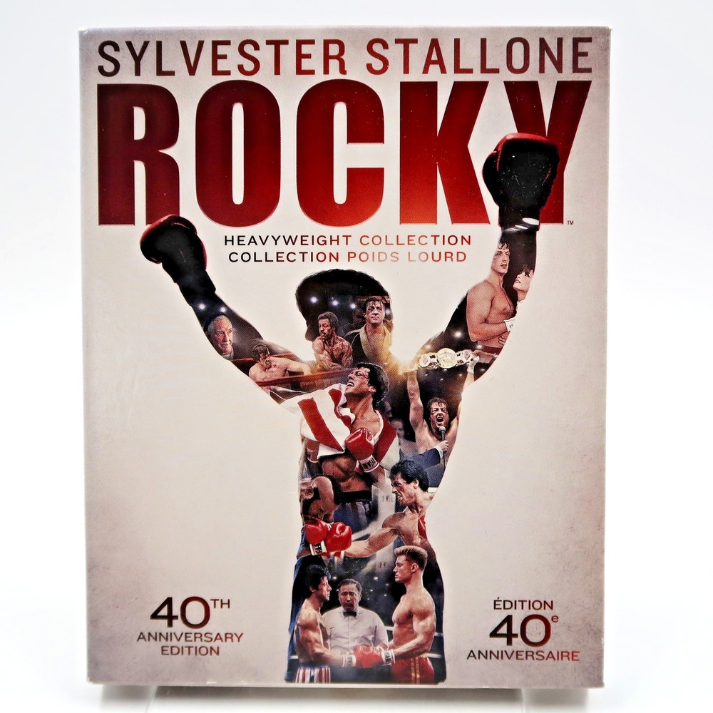 Rocky Heavyweight Collection 40th Anniversary Edition Blu-ray Sport Stallone